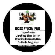 Boss F*)kin Fab Butter | Unrefined Coco Butter | Butter By Boss