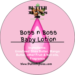 Boss and Boss Baby Lotion | Baby Lotion | Butter By Boss